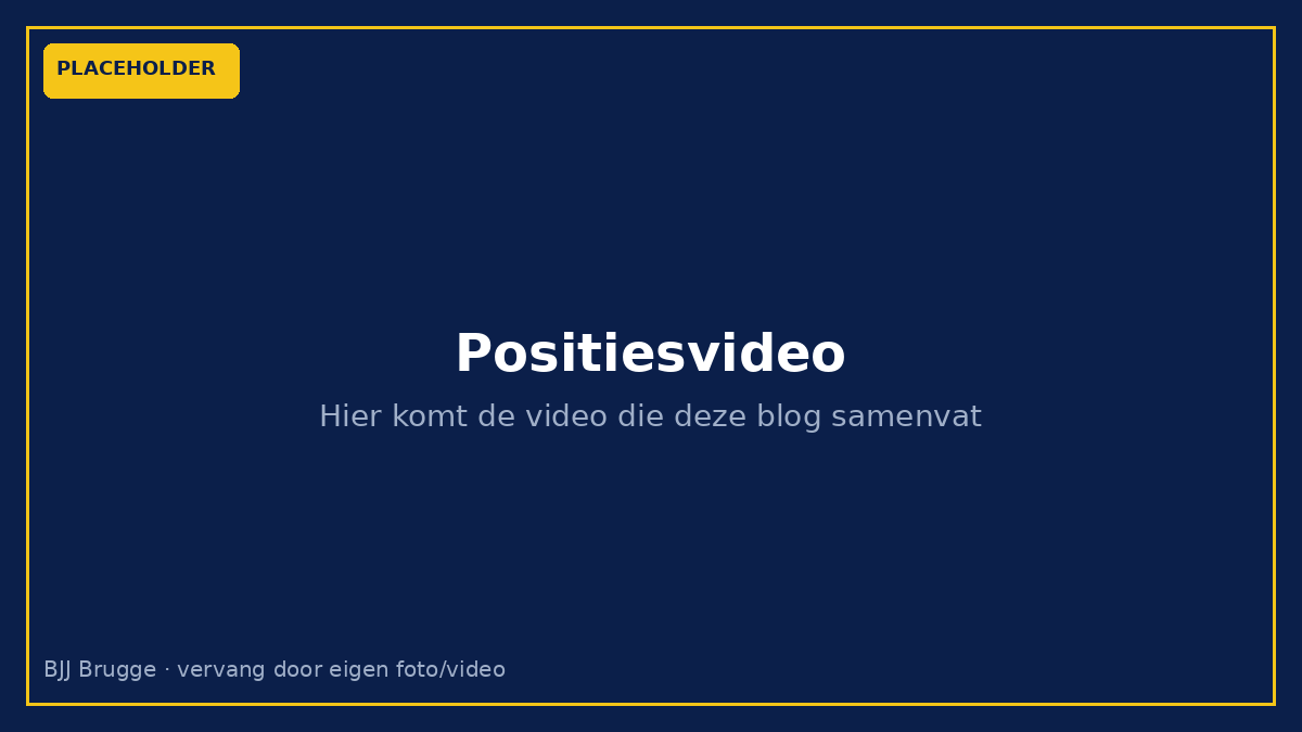 Placeholder: positiesvideo bovenaan — vervang door embed
